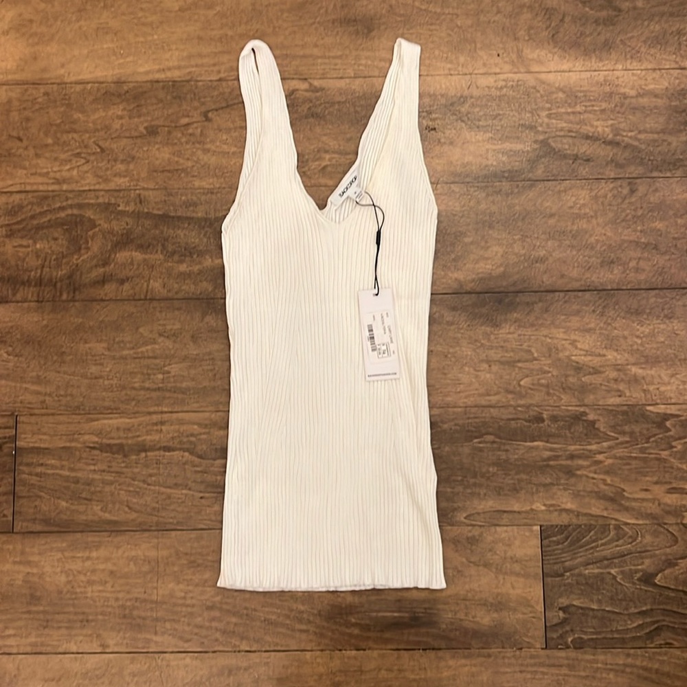 Backdrop Ribbed Tank Top NWT